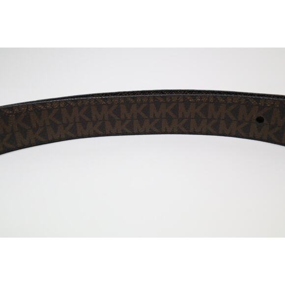 MICHAEL Michael Kors Black and Dark Brown Reversible Belt XL